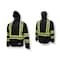 Dewalt Hi-Vis Rain Jacket, Ripstop Polyester, Class 1 Type O, Black, L DRW11-1ZGR-L - alternate 8